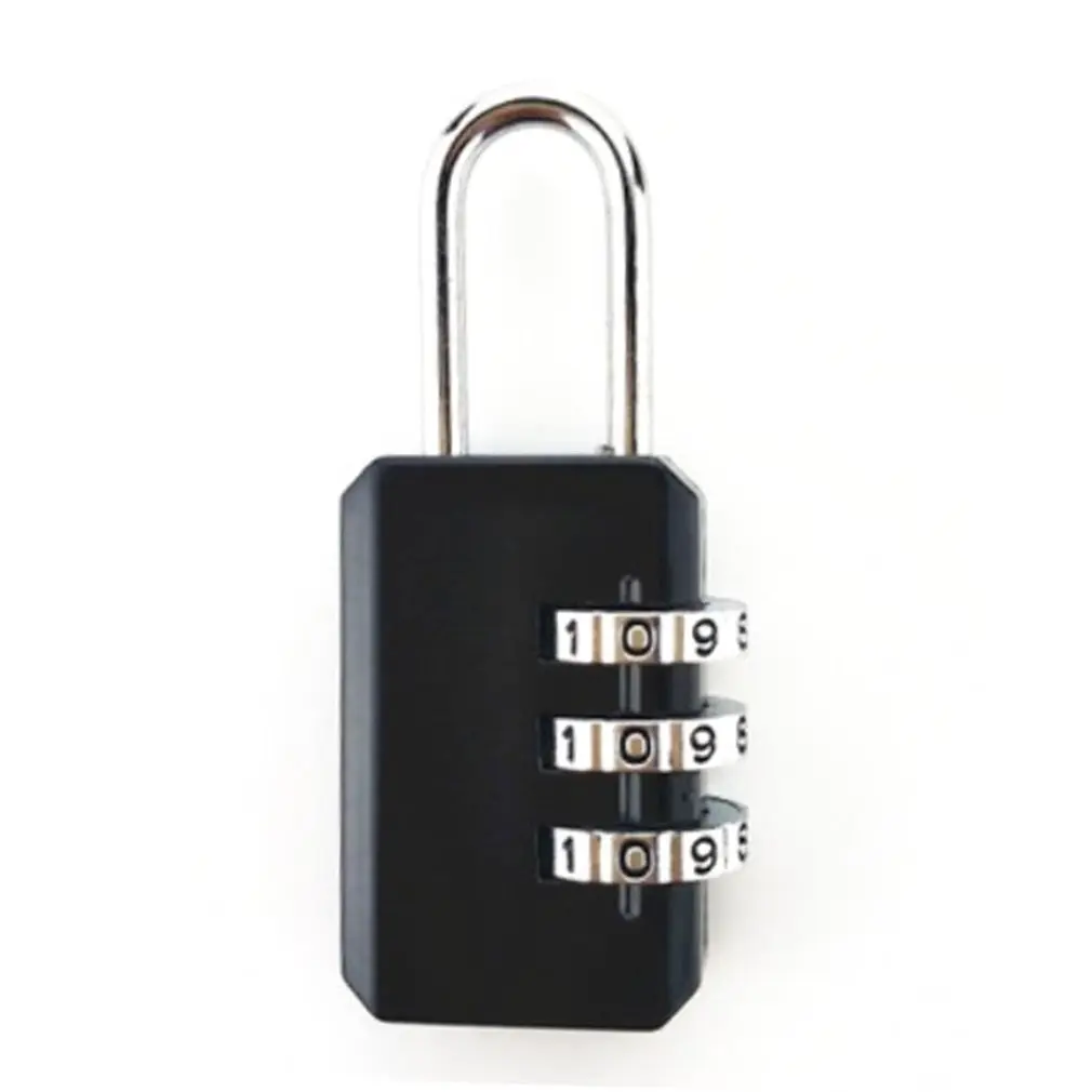 

3 Digit Dial Combination passpord Number Lock Padlock For Luggage Zipper Bag Backpack Window Door Drawer Cabinet Locks