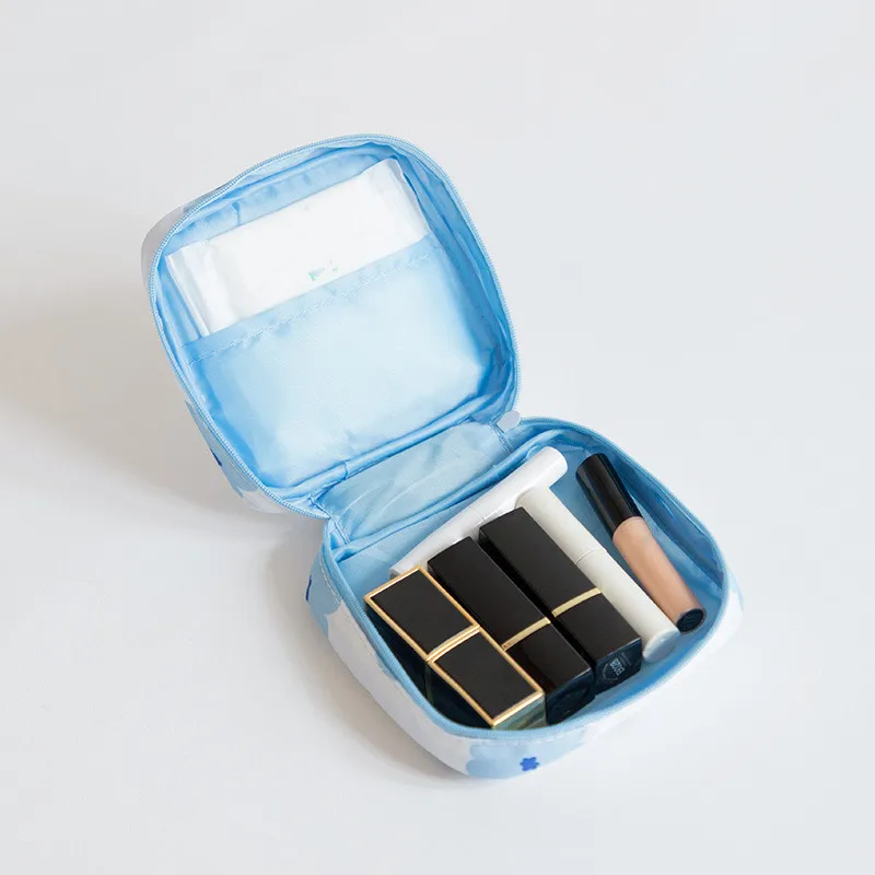 Маленькая женская салфетка для губной помады девушек сумка макияжа дорожные