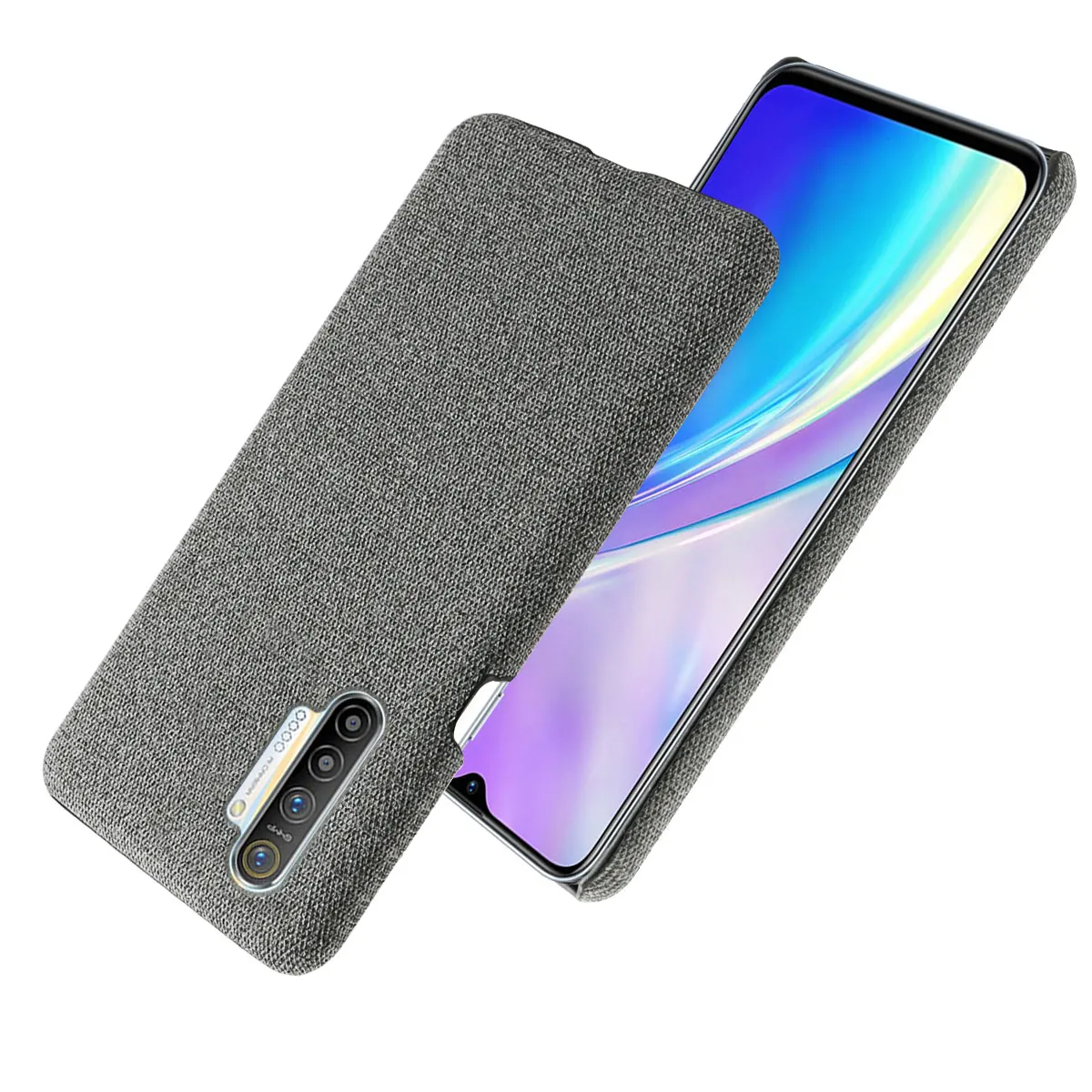 Чехлы для OPPO Realme 2 Pro 3 5 Q U1 X X2 XT Reno 10X ZOOM ACE RX 17 Neo K1 Тонкий ретро тканевый жесткий
