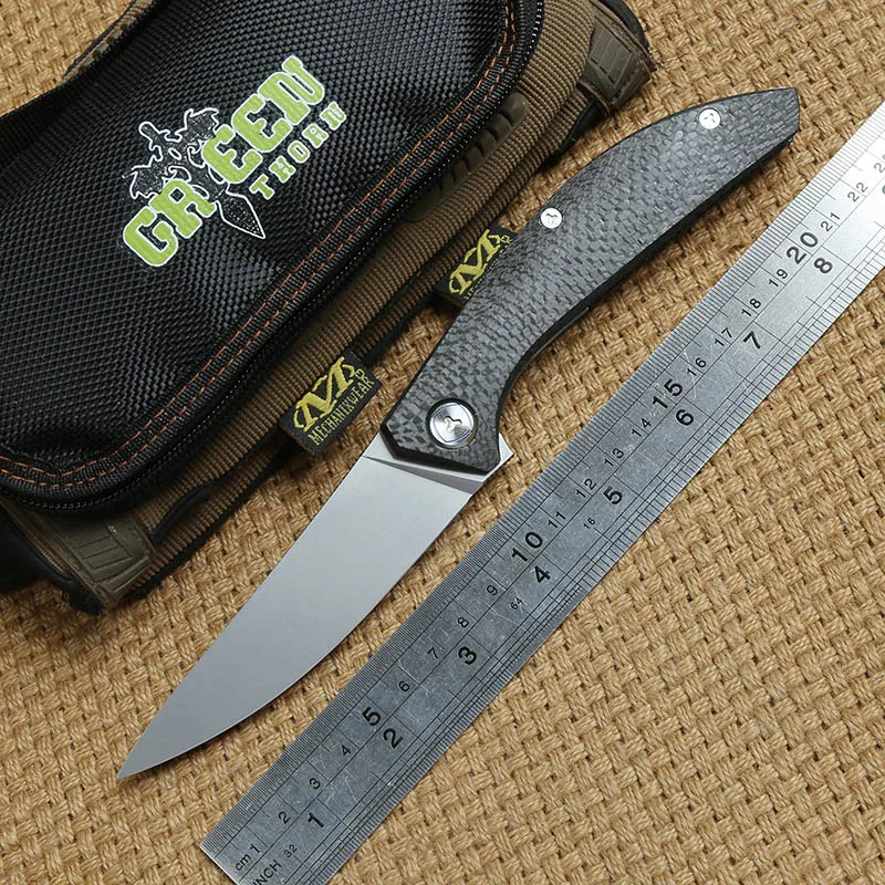 Складной нож Green thorn SIGMA Flipper M390 лезвие с шарикоподшипником из углеродного волокна