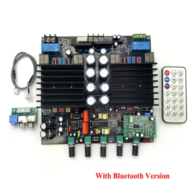 TDA8954TH 2 1 Bluetooth Hi Fi плата цифрового усилителя класса D 210 Вт + сборный предусилитель
