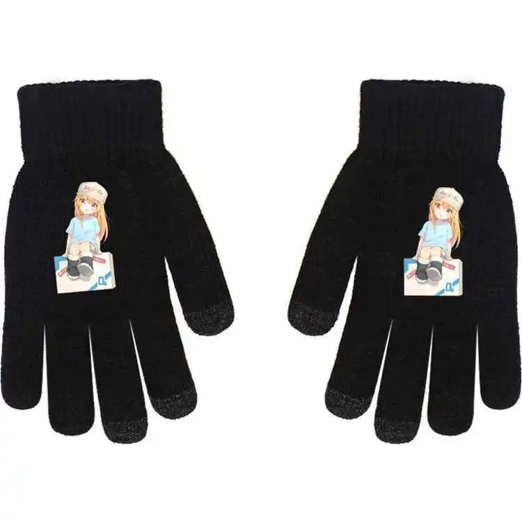 Модные перчатки без пальцев аниме новый Волшебный хвост Токийский Гуль атака на