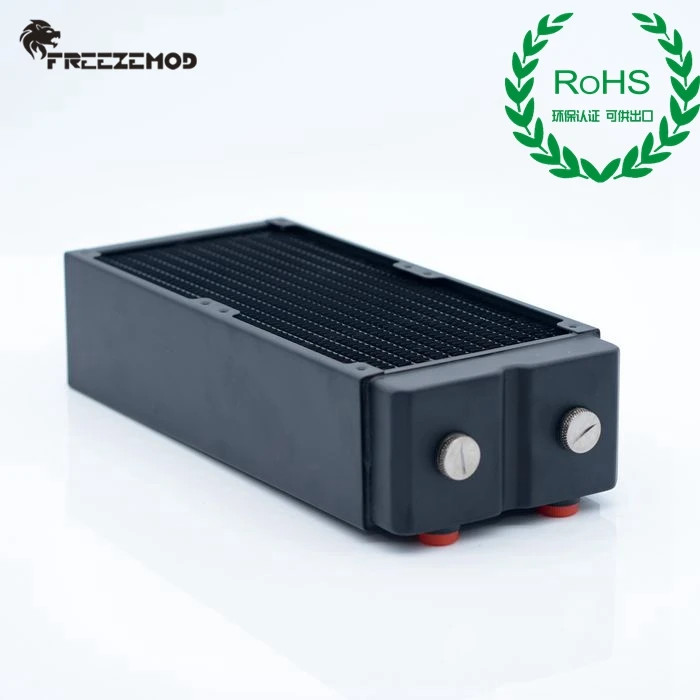 FREEZEMOD компьютер ПК Водяной радиатор медный 3 слоя 65 мм медные плавники G1/4