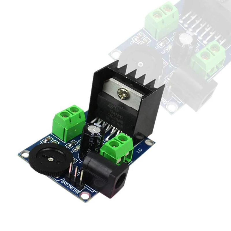 Модуль усилителя мощности звука для Arduino DIY TDA7297 двухканальный модуль от 6 до 18 В