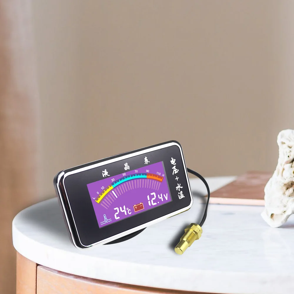 Универсальный цифровой датчик температуры воды для автомобиля с ЖК дисплем 9 36 В