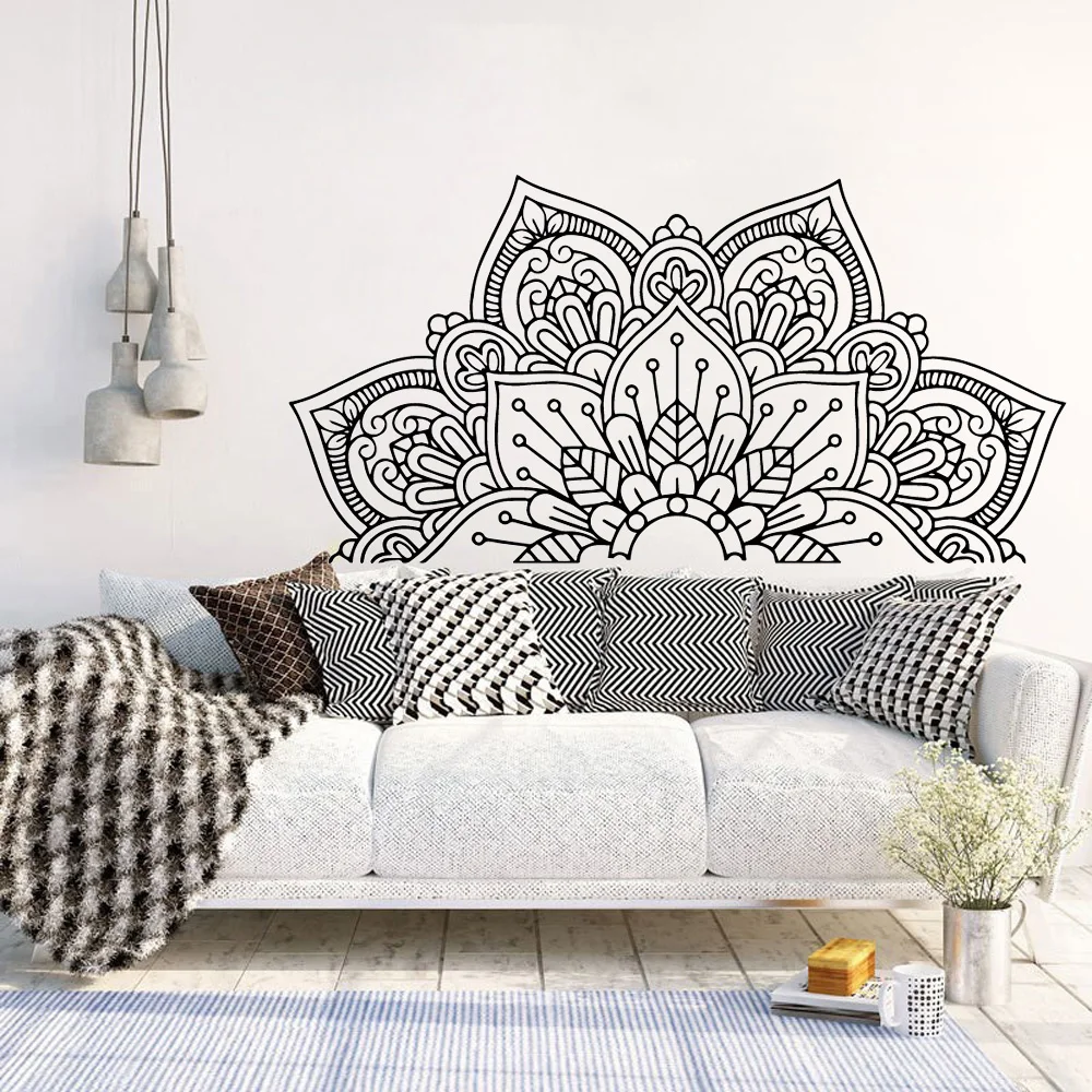 

Mandala Wall Sticker Vinyl Art Decals For Bedrooms Meditation Yoga Decal Creative Stickers Home Decor Wallpaper Decoration