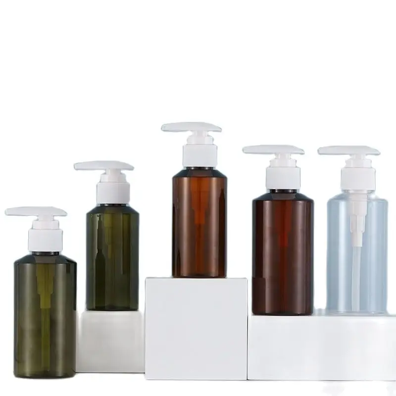100 мл коричневый/зеленый/прозрачный ПЭТ флакон белый/черный насос для