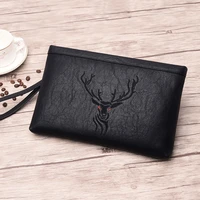 men designer clutch bag purse fashionable leather wallet passport cover lawyer office original bolso hombre luggage bags zz50sb
