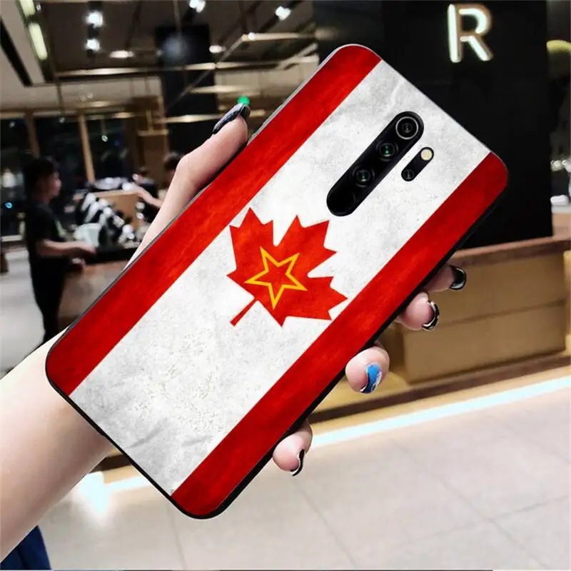 Канадский флаг красный клен Bling Cute чехол для телефона Redmi Note 8 8A 8T 7 6 6A 5 5A 4 4X 4A Go Pro |