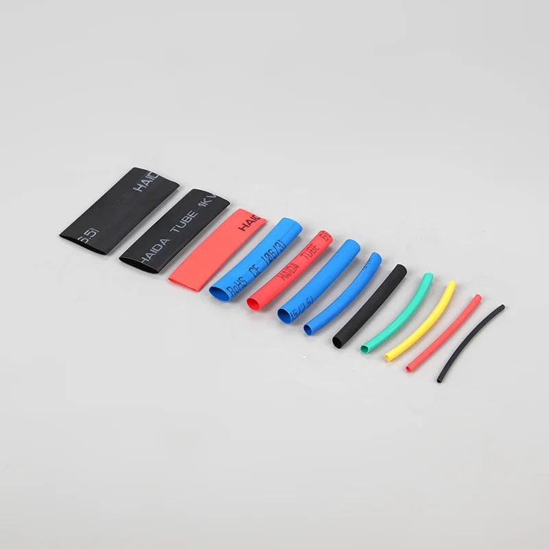 560 шт./лот многоцветная термоусадочная трубка оболочка для кабеля изоляционная