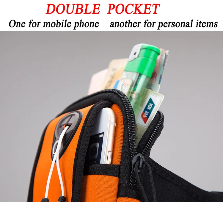 Спортивный чехол на руку для бега Универсальный водонепроницаемый спортивный