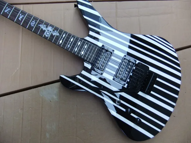 Оптовая продажа новая гитара с левой ручкой модель Schecter черного цвета серебряной