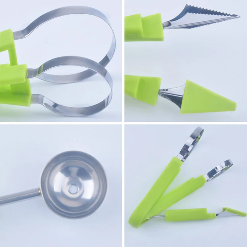 3 шт./компл. Diy нож для резьбы по фруктам шарики арбуза набор мороженое|carving tools|knife