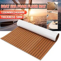 1200mmx2400mmx5mm self adhesive foam yacht synthetic teak deck faux teak boat deck mat decking boat eva foam floor mat for boat