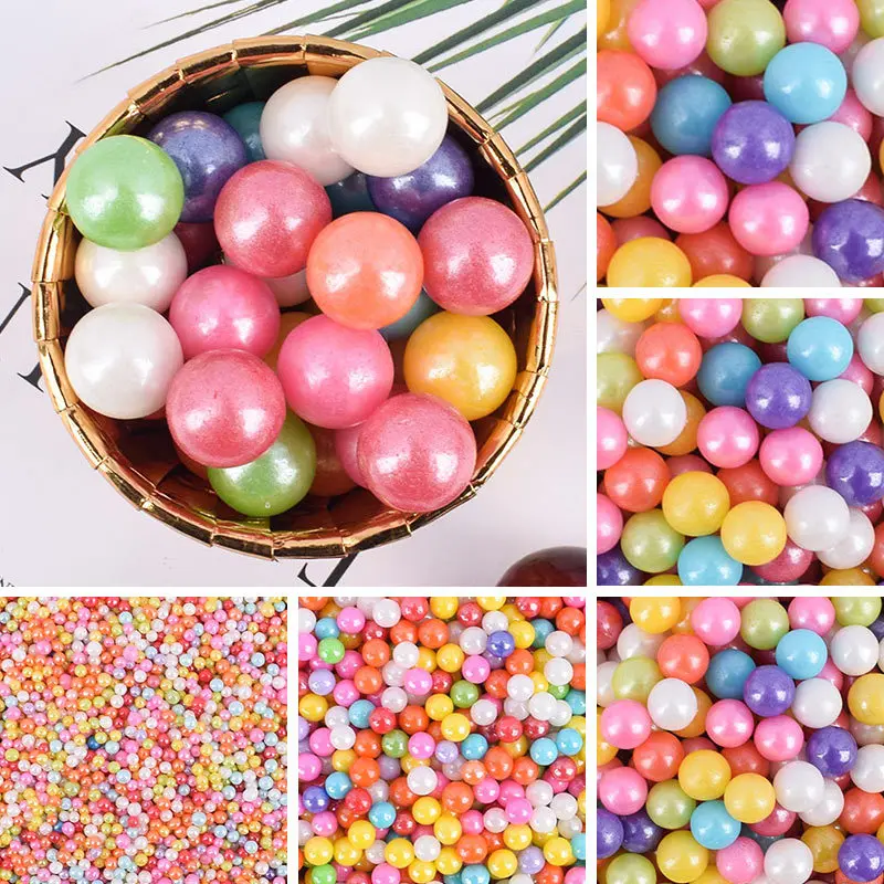 500 г 4 мм радужные дражи съедобные сахарные жемчужины глазурь начинка яркий