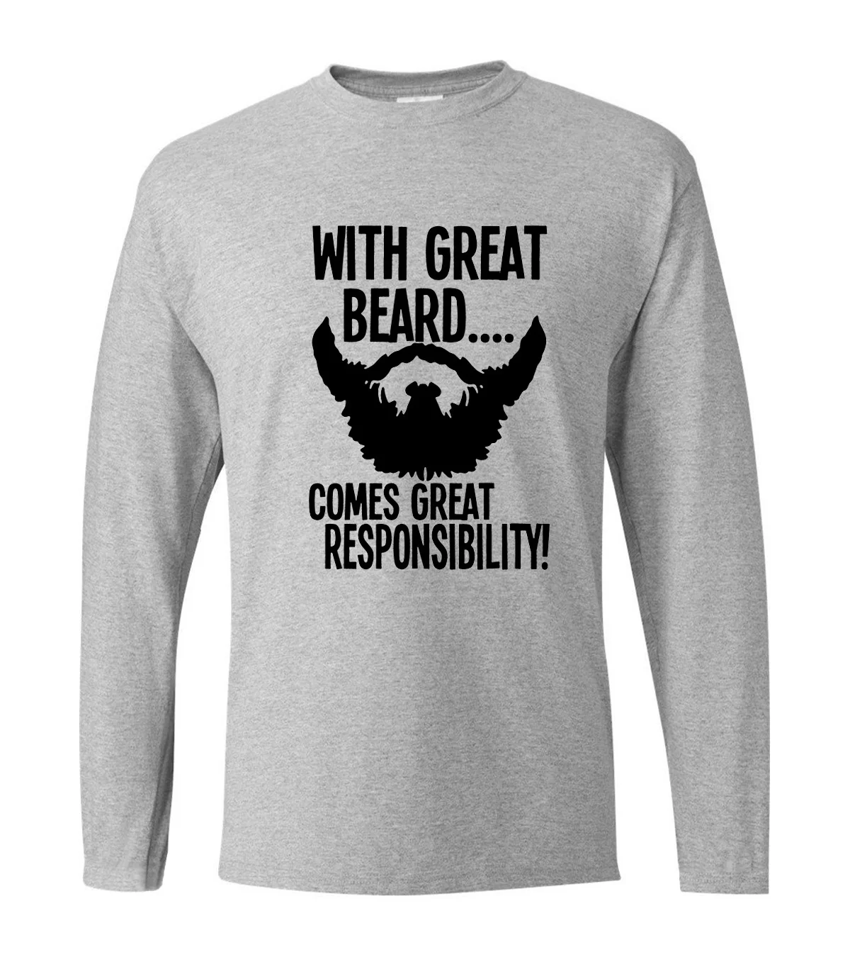 С большой бородой приходит большая ответственность Мужская футболка 2020 новые