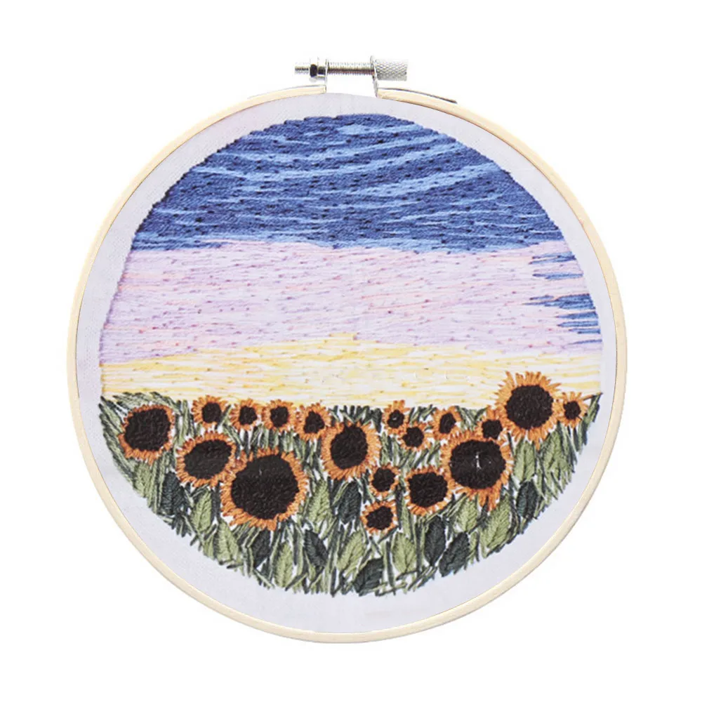 Набор для рукоделия Вышитый цветочный узор рукоделие начинающих вышивки