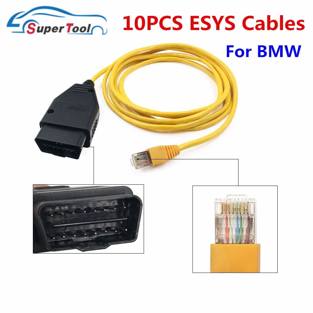 10 шт./лот E SYS для BMW F Series ICOM ENET кабель YDL кабеля кодрирования программирования