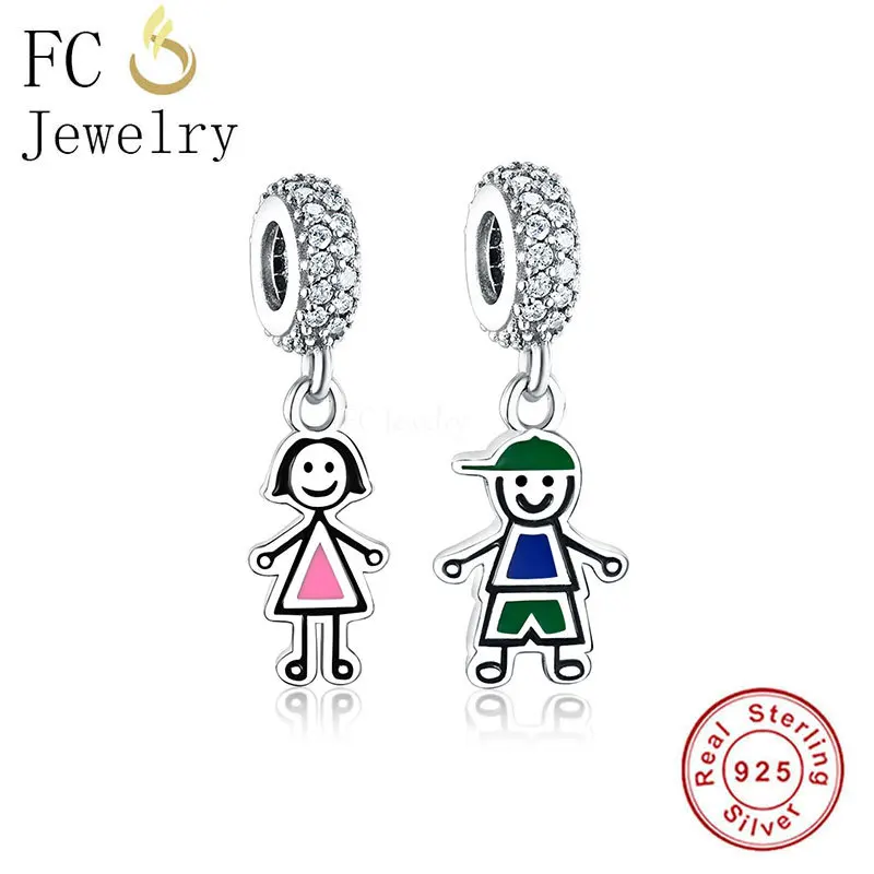 FC ювелирные изделия подходят для оригинальных браслетов Pandora Подвески подлинные