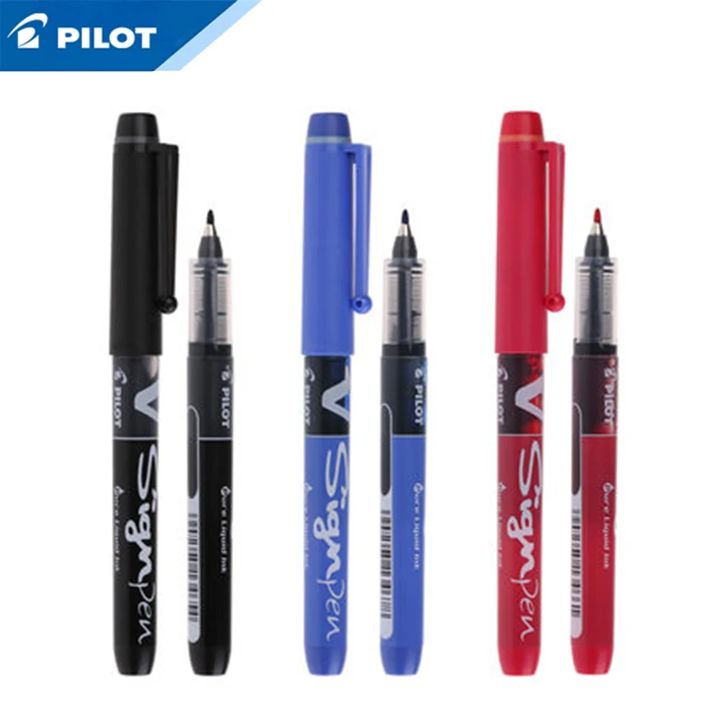 

6 Pcs/Lot PILOT SW-VSP Sign Pen 0.6MM Writing Supplies Office & School Supplies signature gel pen