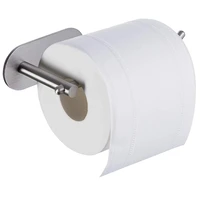 self adhesive stainless steel toilet wall mounted toilet paper holder punch free bathroom kitchen roll paper accessory holder