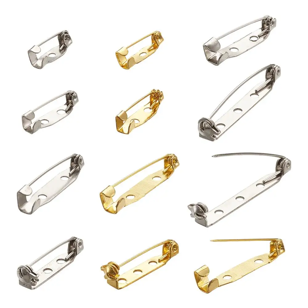 

DIY Iron Brooch Findings Back Bar Pins Mixed Color 14x10.8x3cm