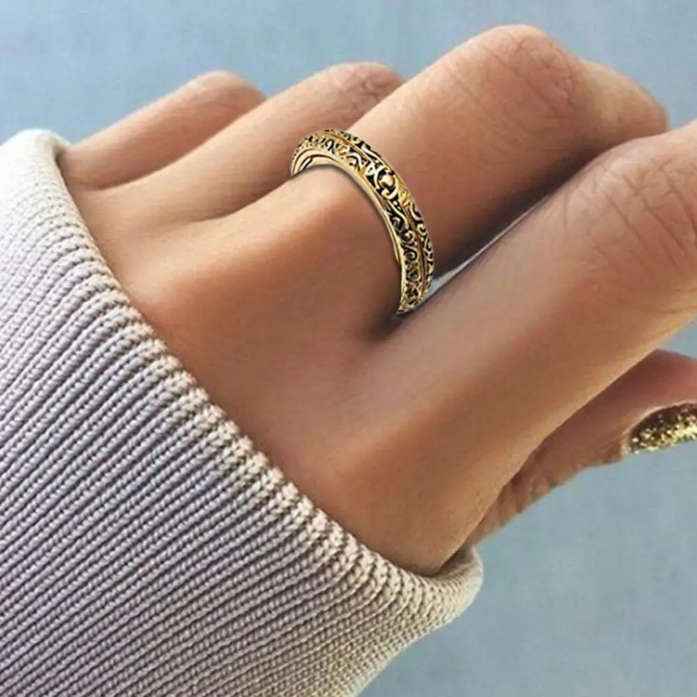 Кольца в винтажном стиле с астрономическим шариком креативные сложные