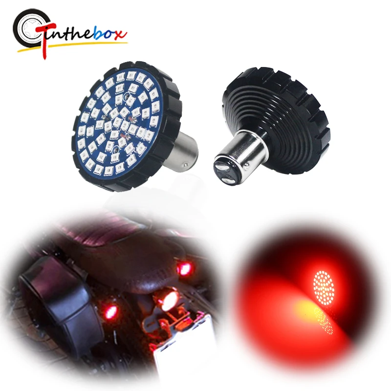 

Gtinthebox 2 шт. нет Hyper Flash ошибок 1157 Красный светодиодный задний указатели поворота огонь комплект поршневых колец для Harley Davidson задние фонари