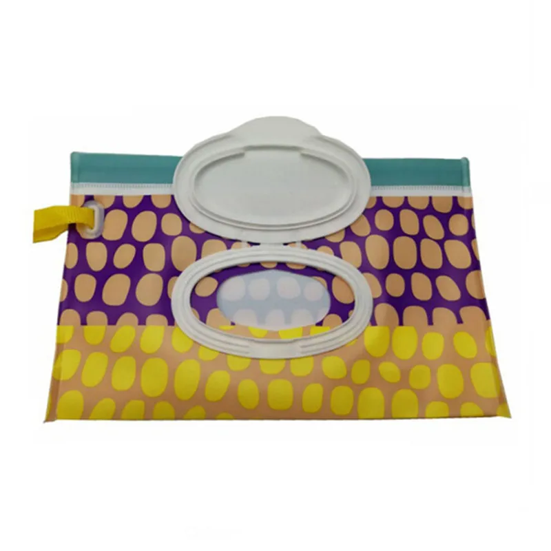 

Portable Baby Wet Wipes Box Wipes Container Eco-friendly Easy-carrying Tissue Container Bag Travel Cosmetic Cleaning Wipes Cases