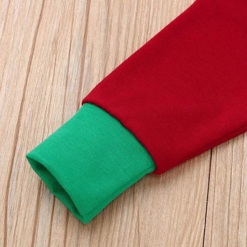 Рождественская Пижама с мультяшным принтом для всей семьи комплект из двух