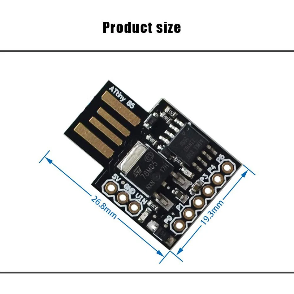 Digispark Kickstarter ATTINY85 для Arduino общего назначения Micro USB макетная плата|Интегральные