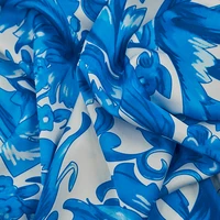 digital printed blue and white porcelain pattern stretch satin shirt skirt fabric telas por metro tissu %d1%82%d0%ba%d0%b0%d0%bd%d1%8c %d0%b4%d0%bb%d1%8f %d1%88%d0%b8%d1%82%d1%8c%d1%8f