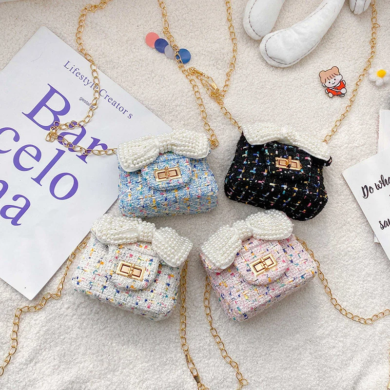 

Детские Мини-кошельки и сумочки маленькая монетница для маленьких девочек кошелек с жемчугом для малышей