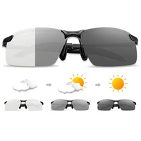 2020 photochromic sunglasses men polarized driving chameleon glasses male brand sun glasses night vision drivers eyewear uv400