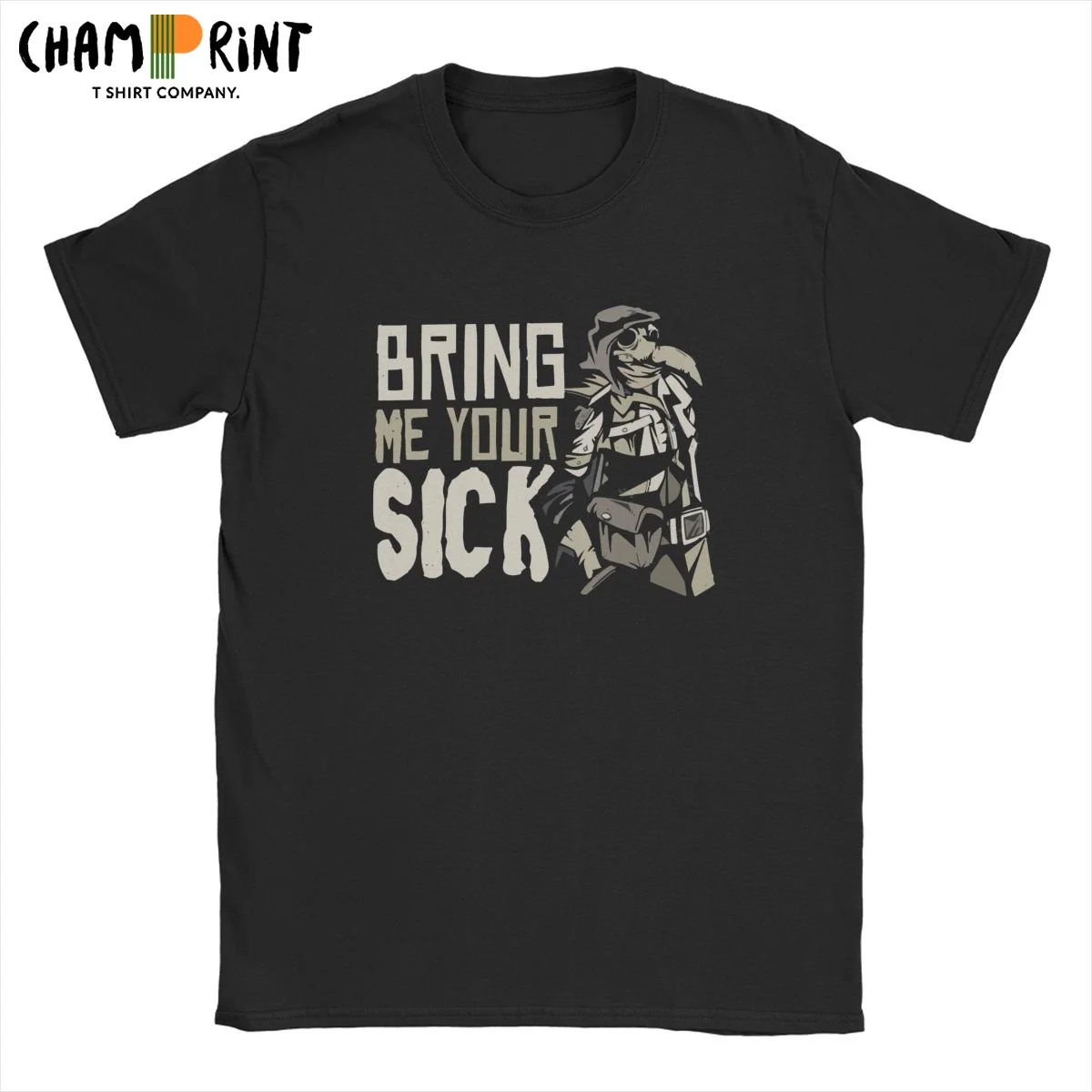 Маска Чумного доктора в ретростиле с верхом виде т образного рубашка для мужчин