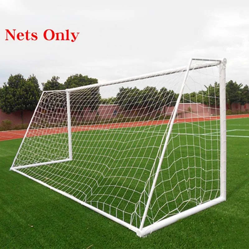 Full Size Football Net for Soccer Goal Post Junior Sports Training 1.8m x 1.2m 3m x 2m Football Net Soccer Net