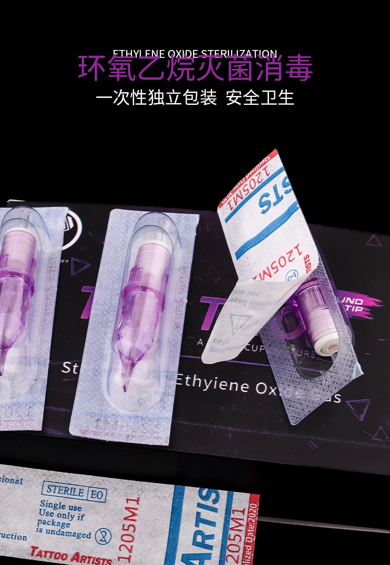 10 шт. одноразовые тату иглы для бровей и губ|Иглы тату| |