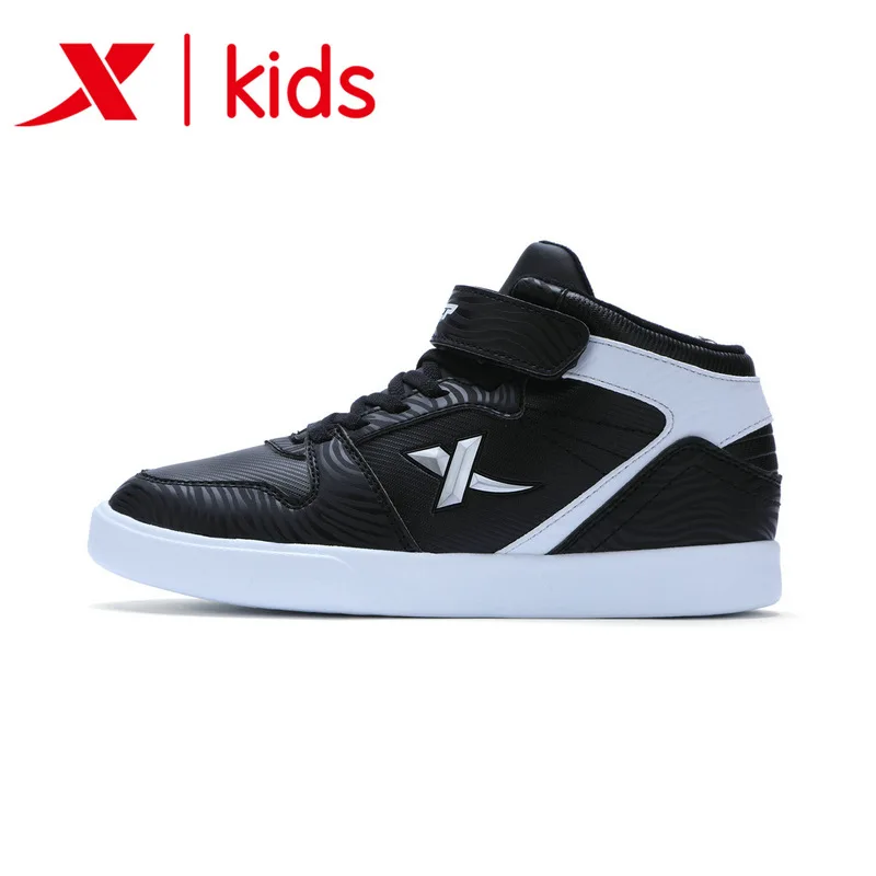 Xtep/зимняя теплая обувь для Скейтборда мальчиков Новые Модные Повседневные