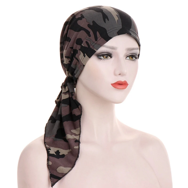 

New Fashion Muslim Woman Inner Hijabs Hats Turban Head Cap Hat Ladies Hair Accessories Muslim Scarf Cap Hair Loss