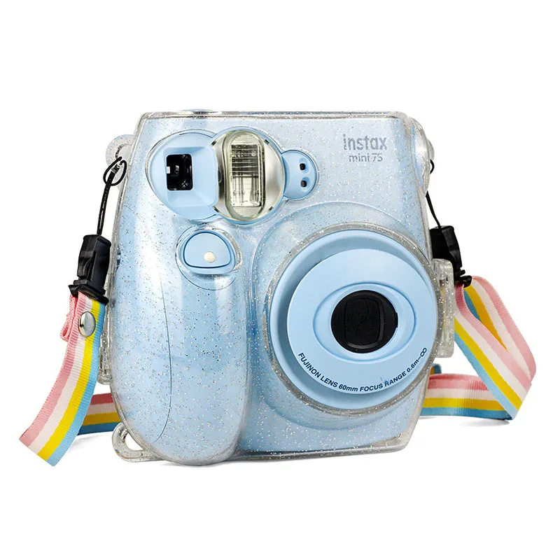 Прозрачный чехол для камеры Fujifilm Instax Mini 7s защитный кристально прозрачный с