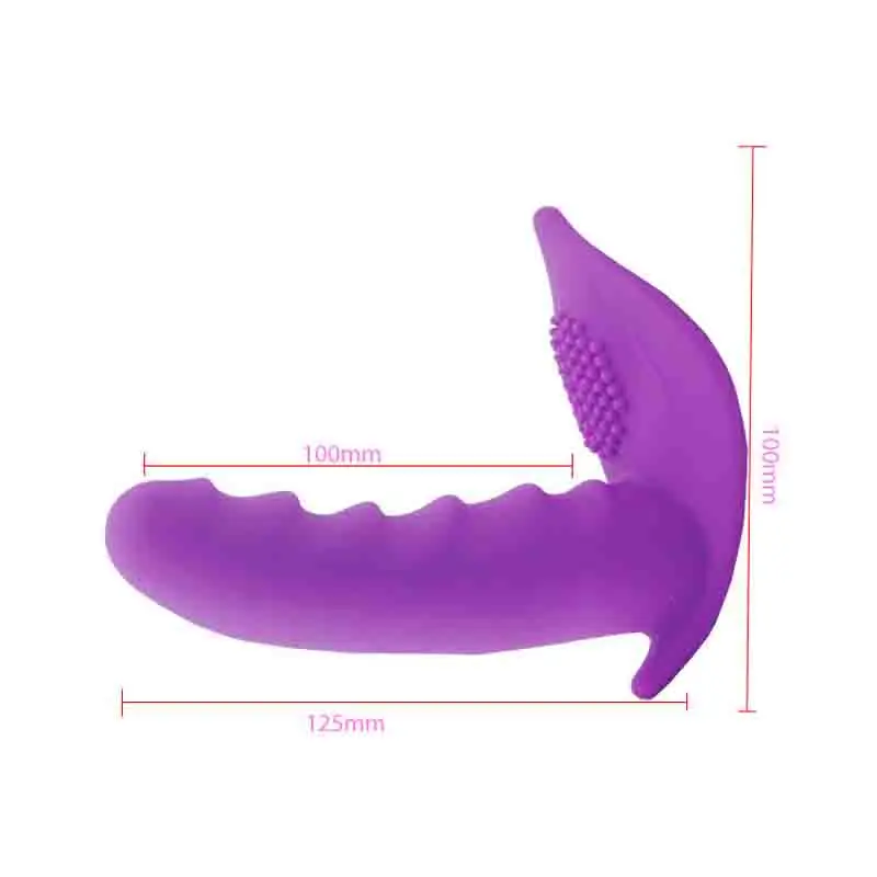 Женский USB бабочка пульт дистанционного управления Вращающийся вибратор-дилдо