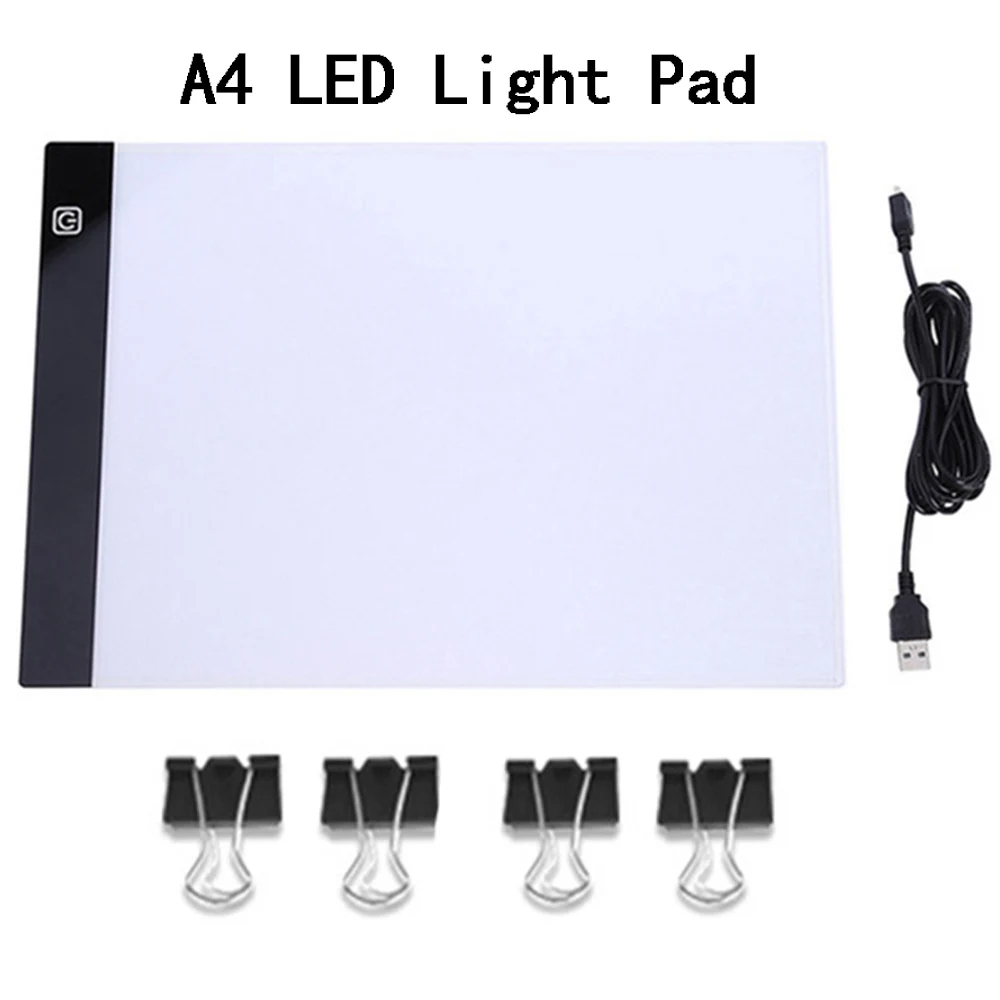 

5D DIY Diamond Painting A4 Size 20X30CM LED Copy Board Tool Diamond Embroidery Mosaic Light Tablet Pad Accessories Tool