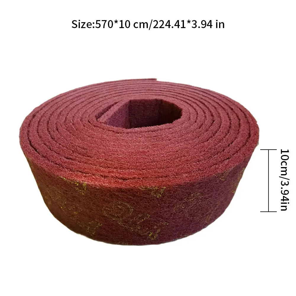 

Emery Brushed Cloth Stainless Steel Rust Removal 570x10cm Scouring Pad For Metal Wood Rust Removal Polishing For Washing Dishes