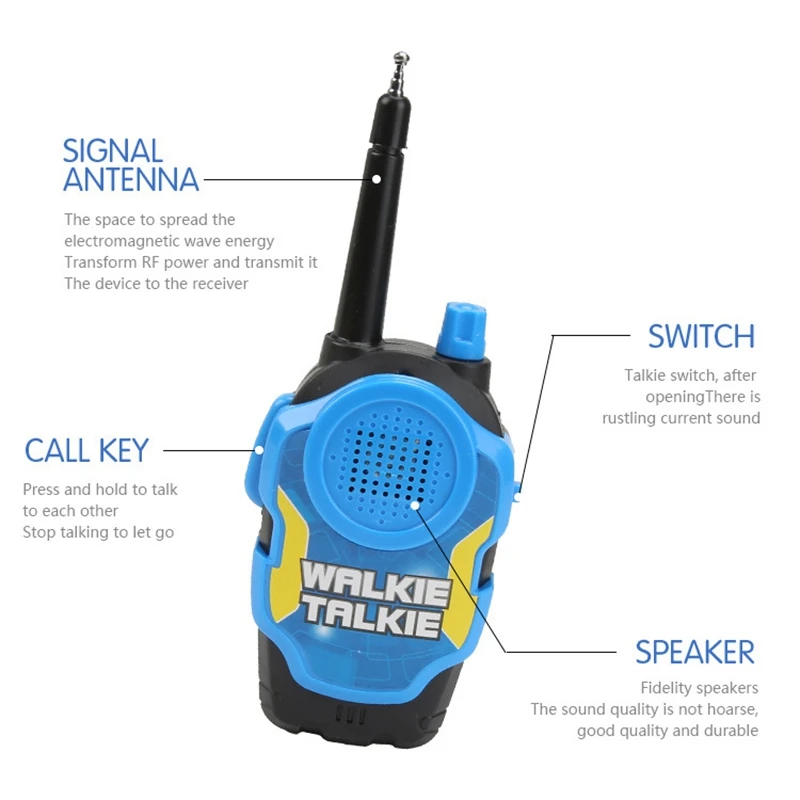 

Remote Wireless Call Electric Walkie-Talkie Outdoor Adventure, Camping, Hiking Children'S Play House Toy