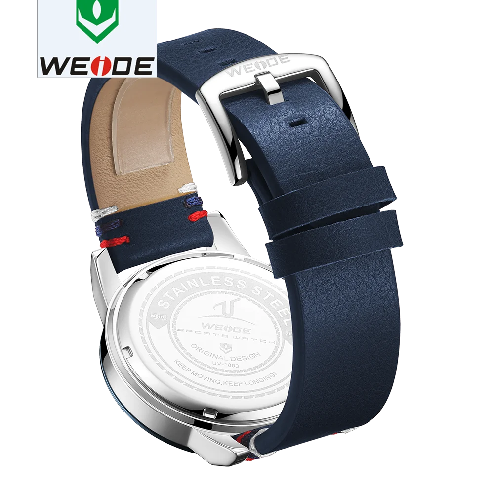 WEIDE Роскошные мужские часы европейские кожаные мужские часы высококачественные водонепроницаемые мужские часы Relogio Masculino спортивные цифровые часы с цифрами и датой