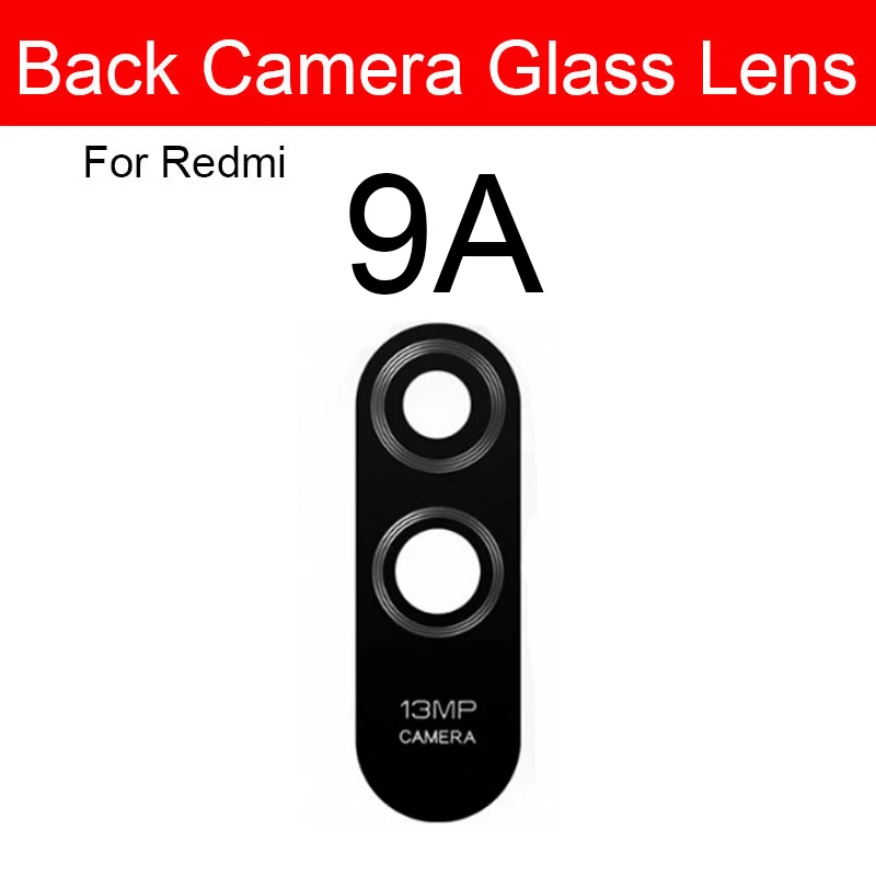 Стеклянная линза для задней камеры с наклейкой Xiaomi Redmi 1 1S 2 2A 3S 3X 4X 4A 5 5A 6 6A 7 7A 8A 8 9 Plus