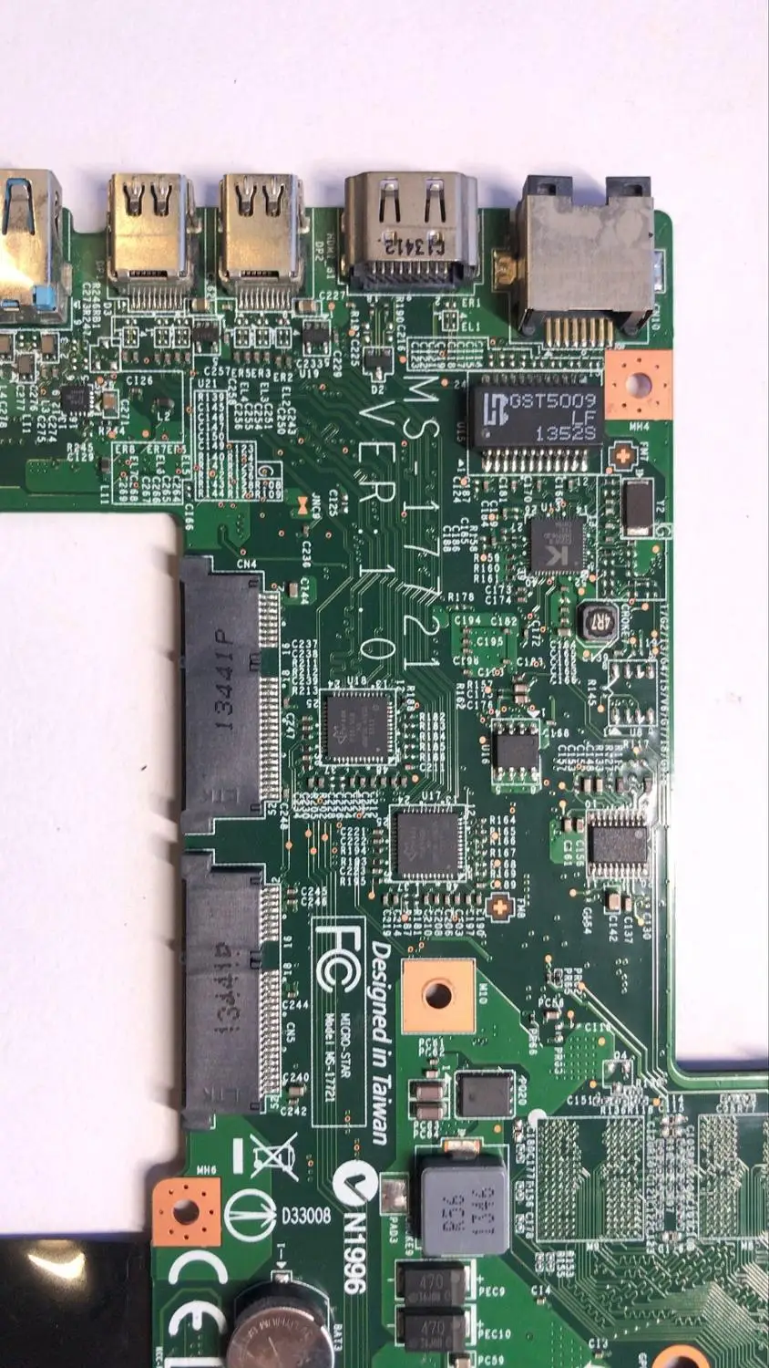 

KEFU100% Test Work For MSI GS70 MS-1771 Notebook Motherboard MS-17711 CPU I7 4700HQ GPU GTX765M 2GB