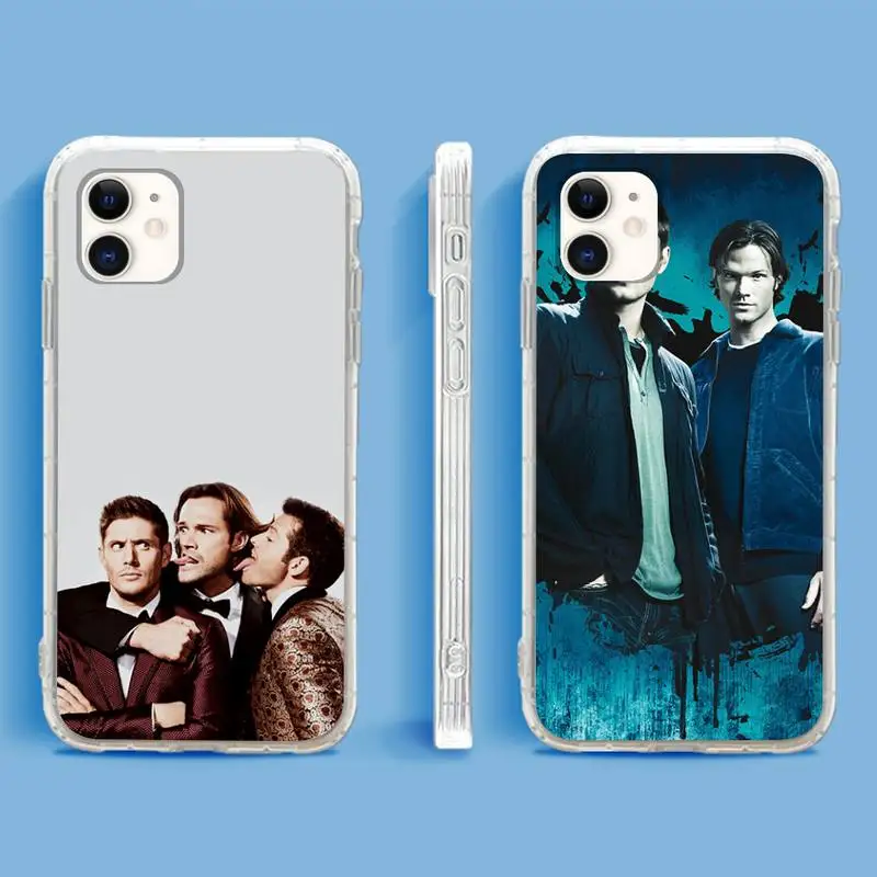Supernatural SPN Jensen Ackles Phone Case For iphone 12 11 xsmax xr 8 7 6 pro 5s plus mini se soft Transparent Cover Fundas