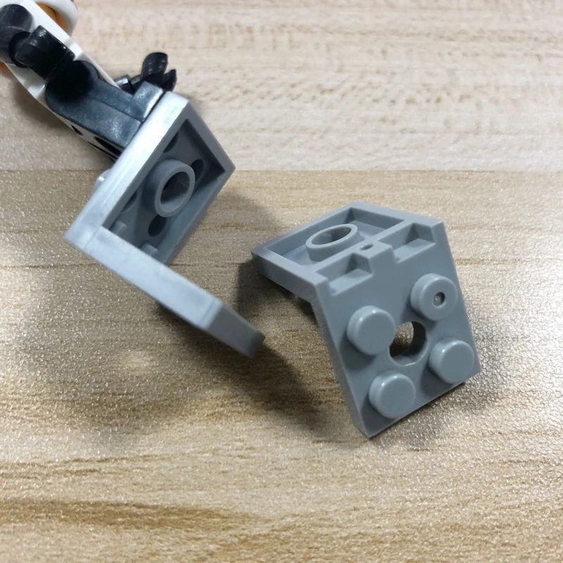 

10 Pcs/set Right-angle Bracket Building Block Base Small Particle Block Bricks Show Off Accessories Toys for Children Kids Gift