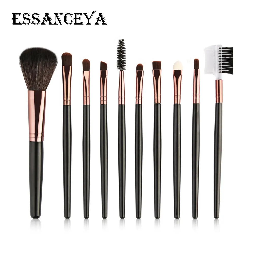 ESSANCEYA 6-18 шт. набор кистей для макияжа, Тональная основа, пудра, румяна, тени для век, подводка для глаз, губ, косметический набор кистей для макияжа, инструменты